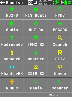 Marine band locked at 156.800 MHz with DisableHF button
